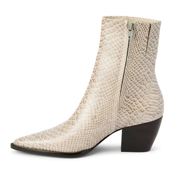 NEW Matisse Size 11 Caty Grey Croc Embossed Leather Western Boots MSRP$215 - Picture 2 of 15